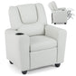 Costzon Kids Recliner Chair with Cup Holder, Padded Toddler Lounge Armchair