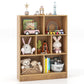 Costzon Montessori Shelf, 7-Section Toy Storage Organizer for Books Toys