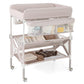 BABY JOY Portable Baby Changing Table, Foldable Waterproof Diaper Changing Station w/Wheels