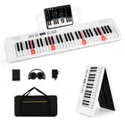 Costzon 61 Key Folding Piano Keyboard Electric Digital Piano Keyboard