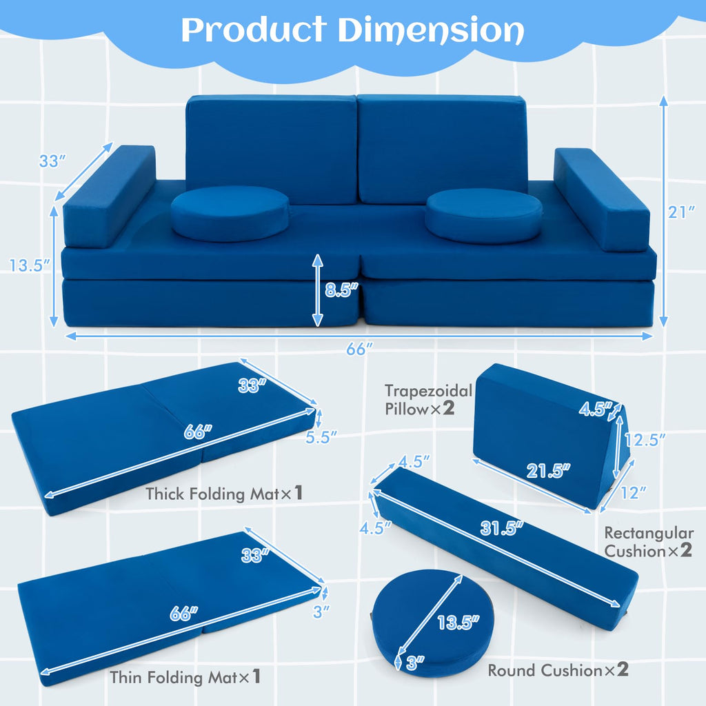 Costzon Convertible Kids Couch