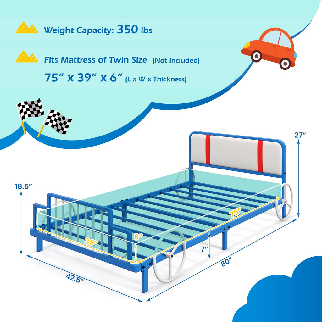 Twin Bed Frames for Kids - Costzon
