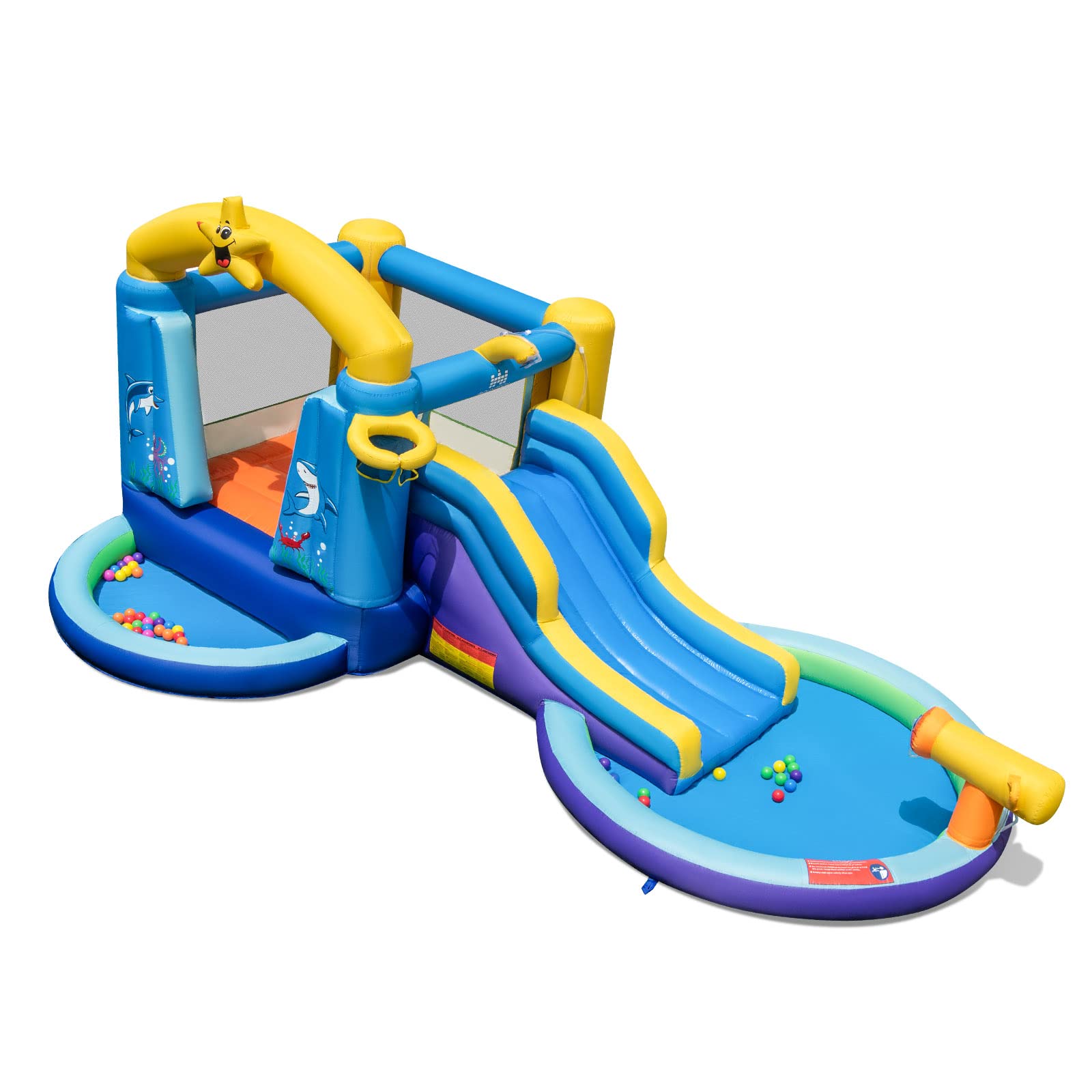 Costzon inflatable slide bouncer cheap