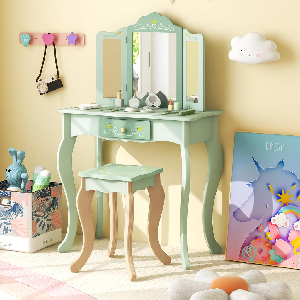 Costzon Kids Vanity Set