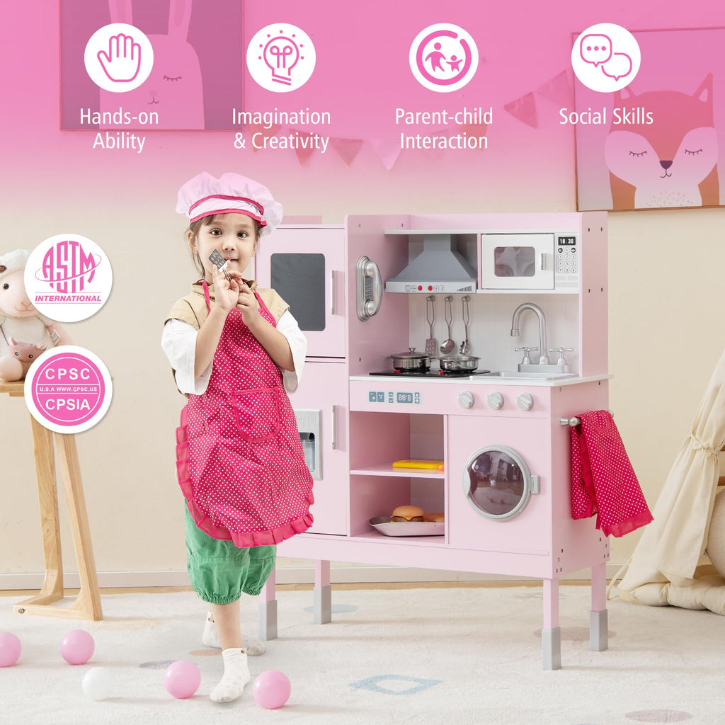 Wooden Kitchen Toy Set - Costzon