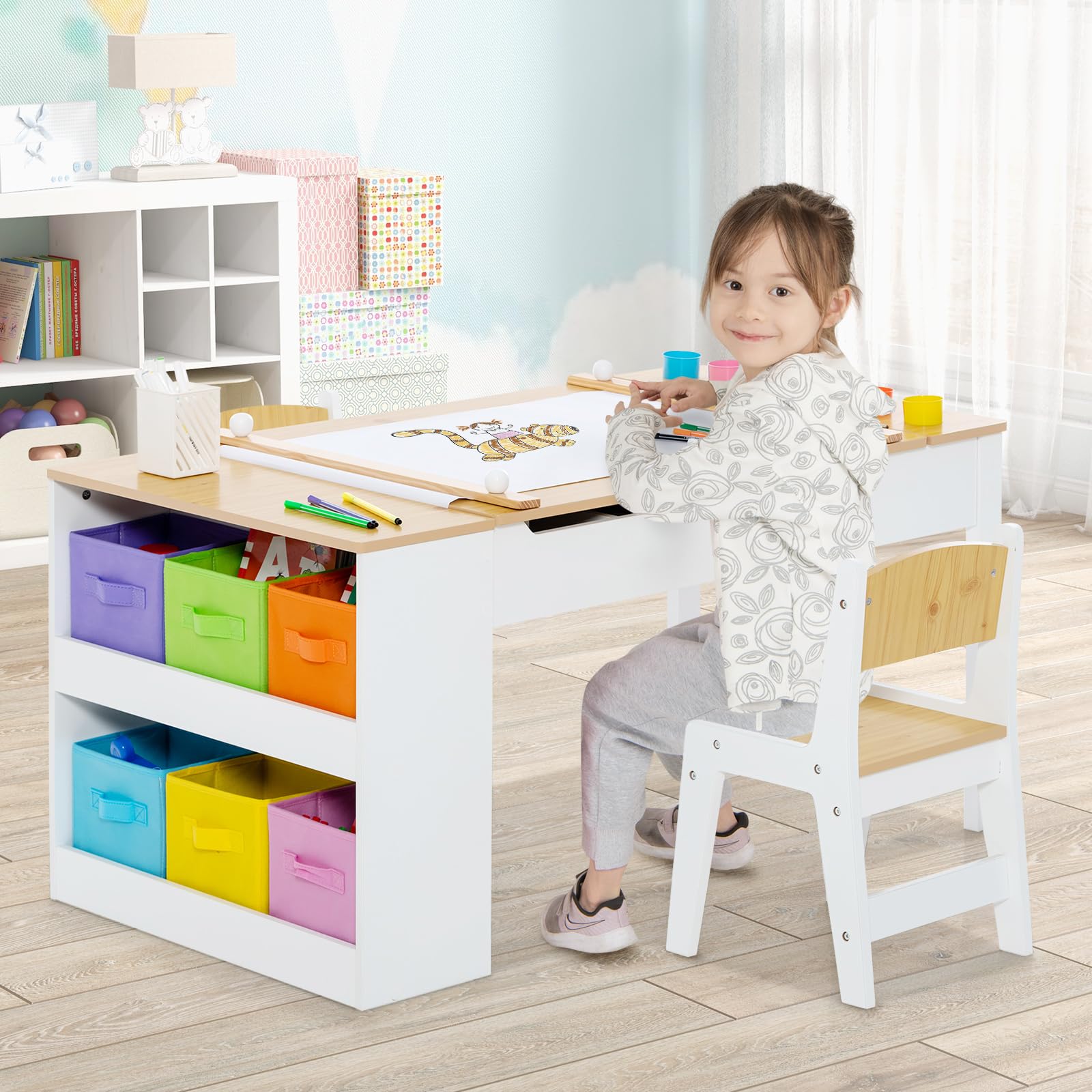 Kids craft table online