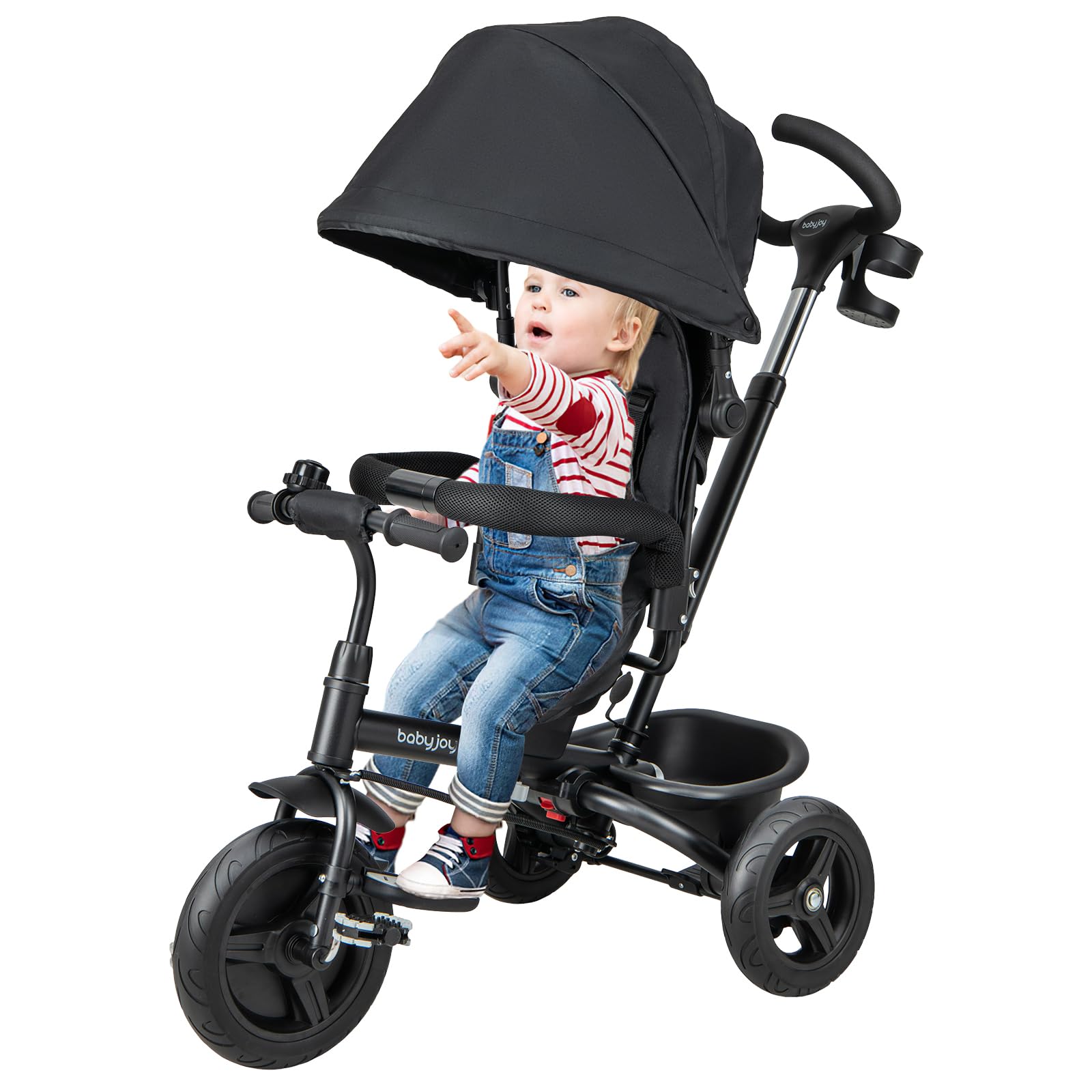 BABY JOY Tricycle, In Tricycle For Toddler W/Reversible Seat