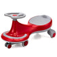 BABY JOY Kids Wiggle Car, Ride On Swing Toy with LED Flashing Wheels