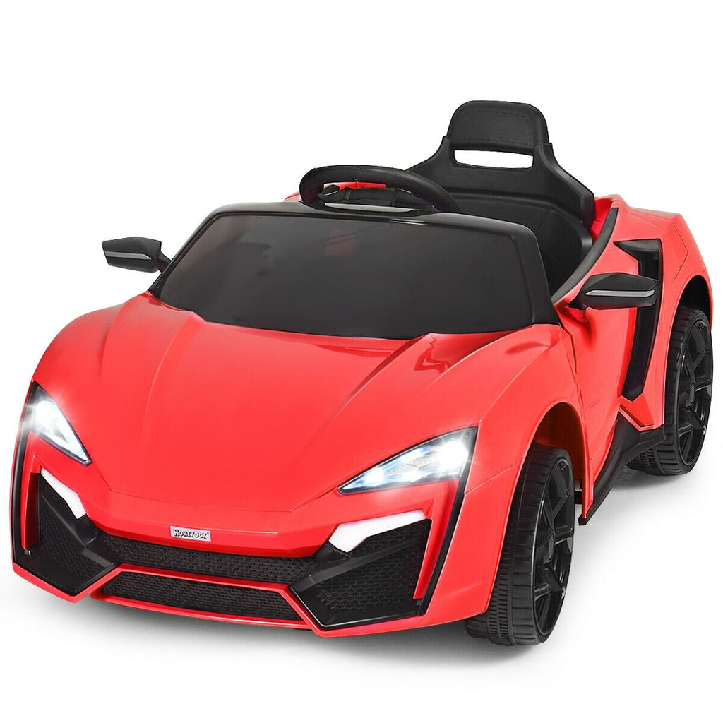 Costzon Ride on Car, 12V Battery Powered Electric Vehicle w/ Manual & 2.4G Remote Control Modes - costzon