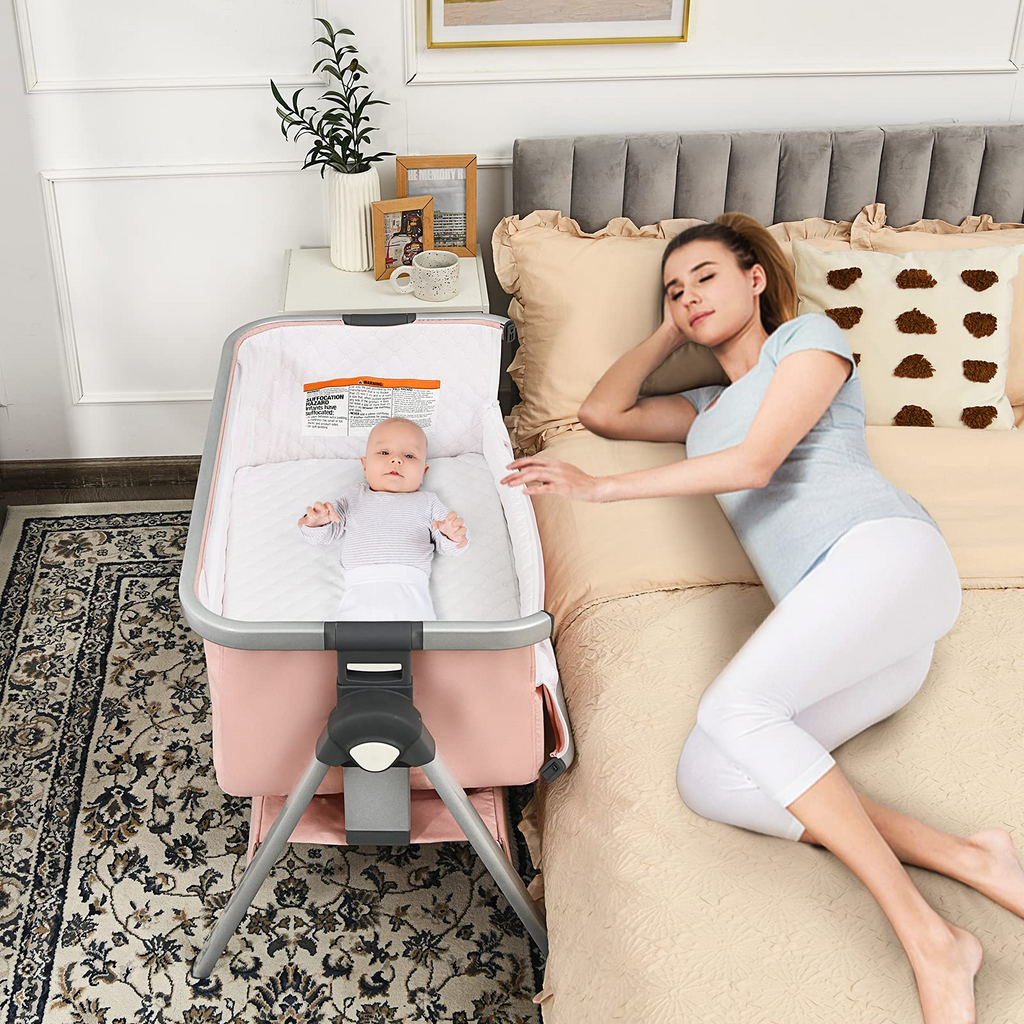 Portable Bassinet Bedside Sleeper - Costzon