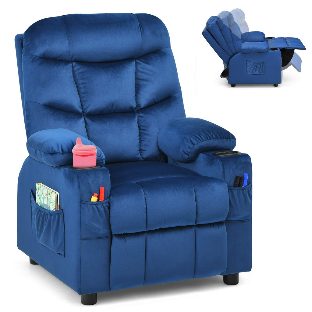  Kids Recliner Chair with Cup Holder - Costzon