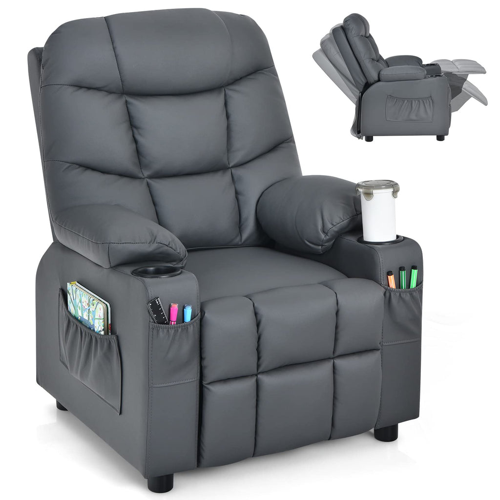 Costzon Kids Recliner Chair with Cup Holder