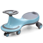 BABY JOY Kids Wiggle Car, Ride On Swing Toy with LED Flashing Wheels