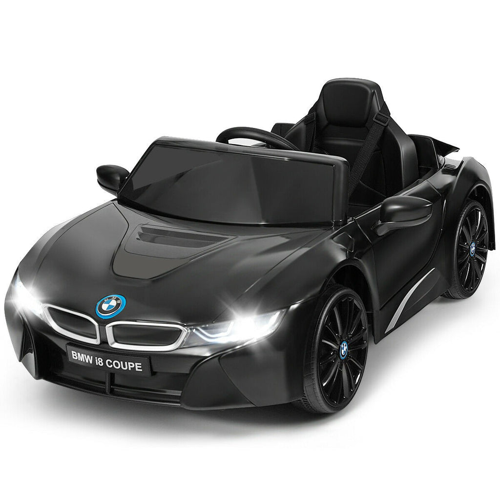 Costzon Ride on Car, Licensed BMW i8, 12V Battery Powered Electric Vehicle w/ 2 Motors, 2.4G Remote Control, 3 Speeds - costzon