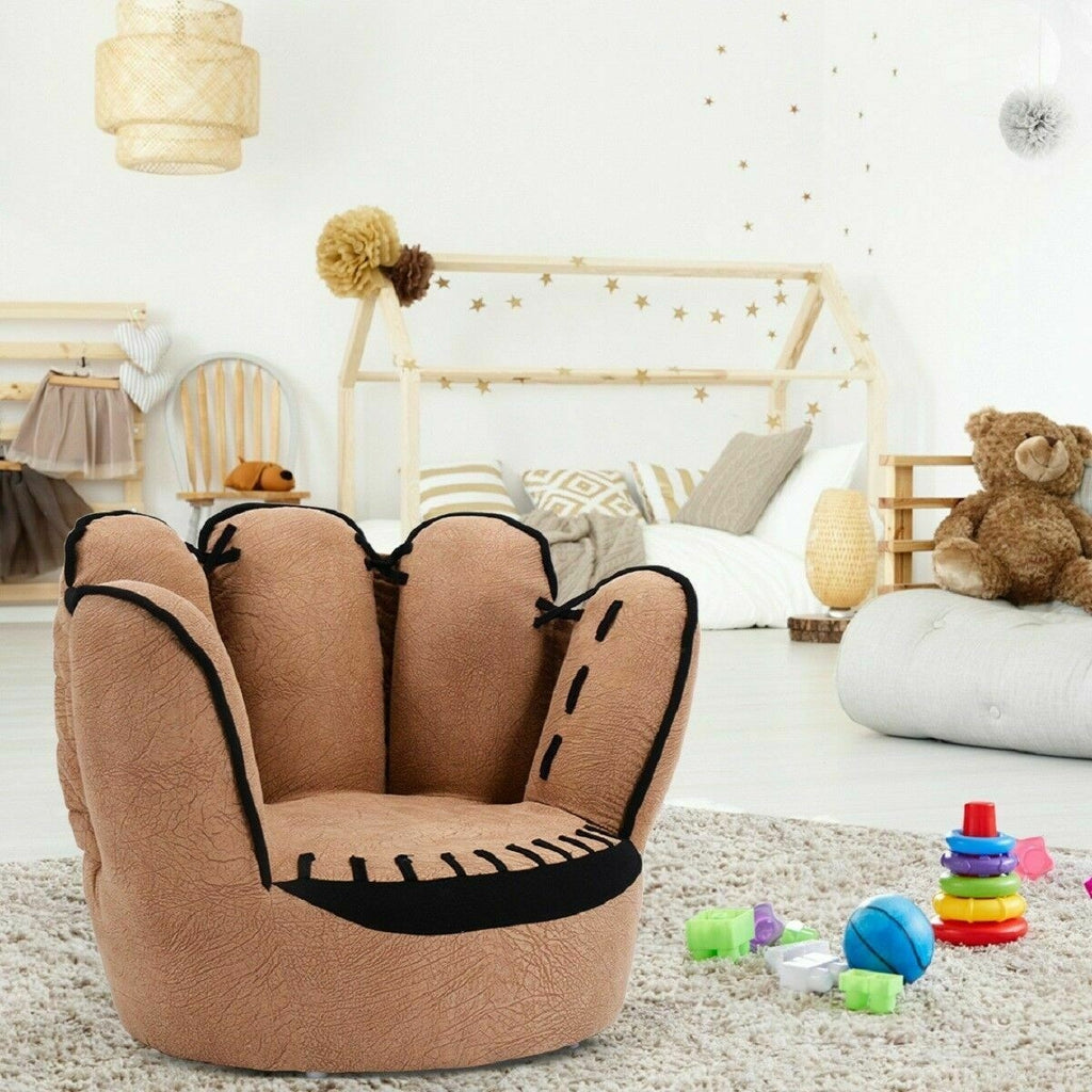 Children's Sofa, Baseball Glove Chair for Kids - costzon