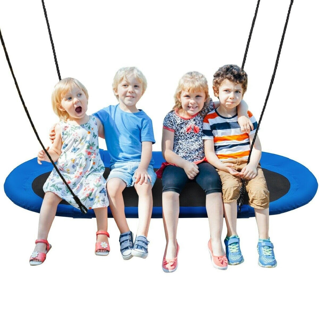 Costzon 60'' Giant Waterproof Platform Saucer Tree Swing Set, 700 lb Weight Capacity - costzon