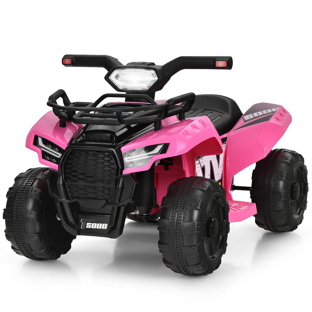 Kids ATV, 6V Battery Powered Electric Vehicle - Tangkula