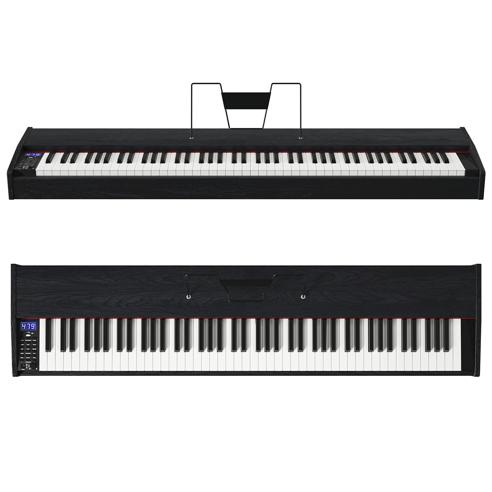 Costzon 88-Key Weighted Piano Keyboard Full Size, Portable Midi