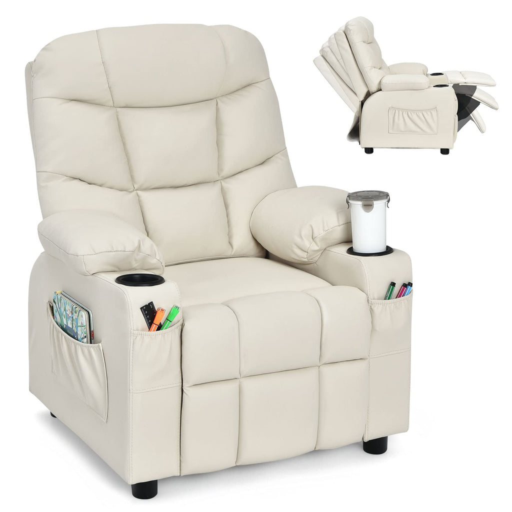 Costzon Kids Recliner Chair with Cup Holder