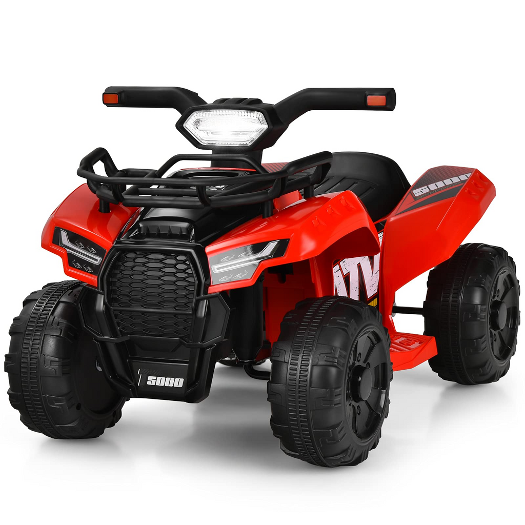 Kids ATV, 6V Battery Powered Electric Vehicle - Tangkula