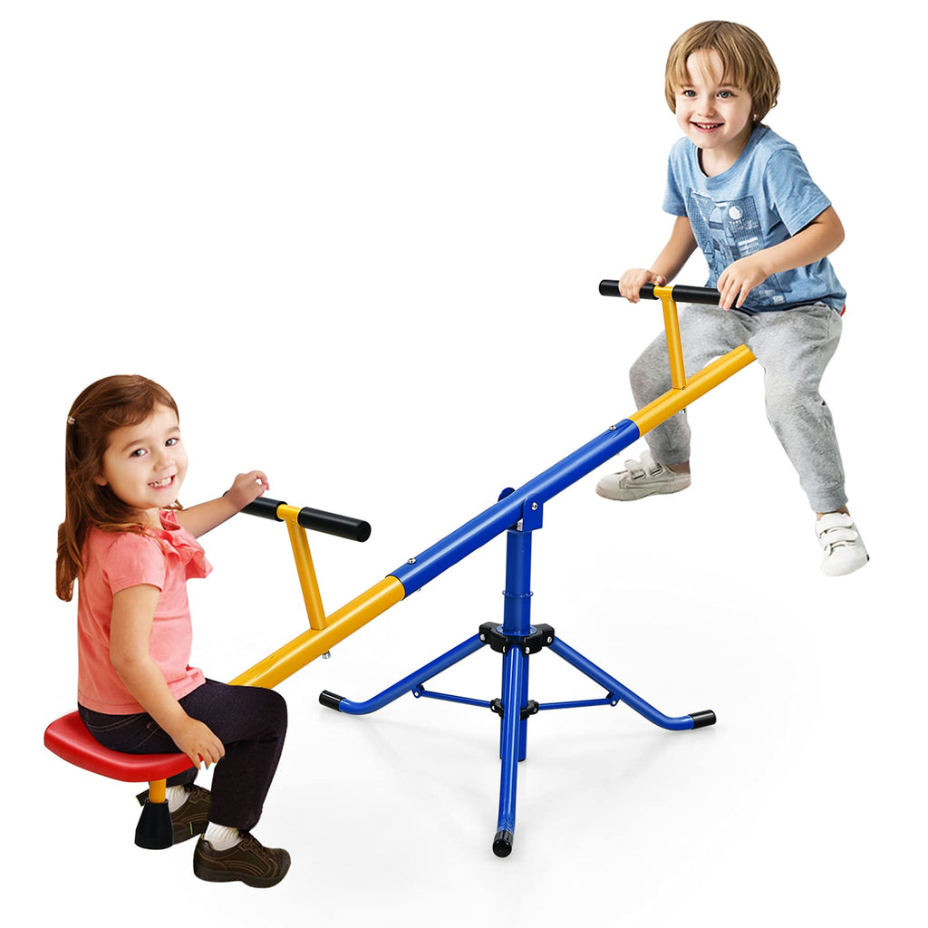 Kids Seesaw Swivel Teeter Totter Playground Equipment - Costzon
