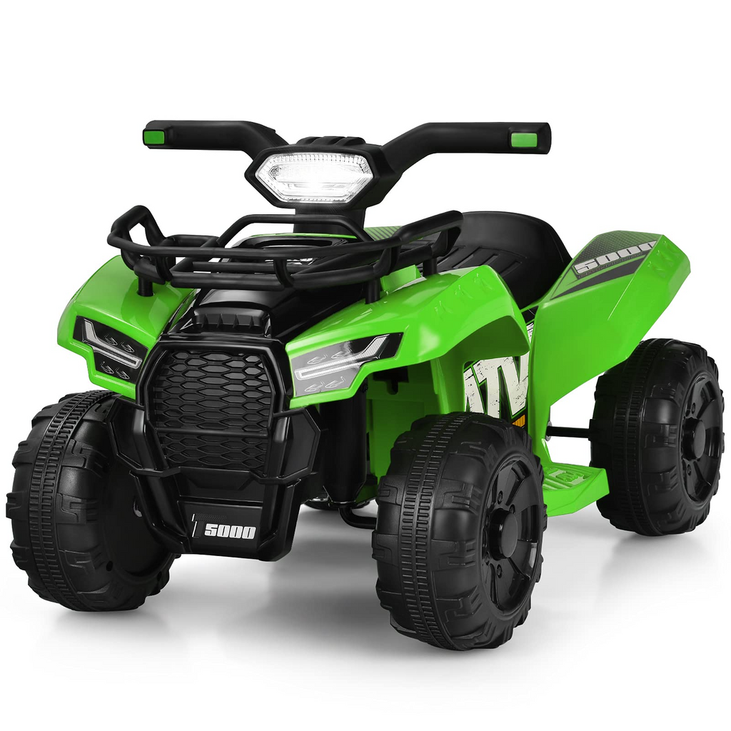 Kids ATV, 6V Battery Powered Electric Vehicle - Tangkula