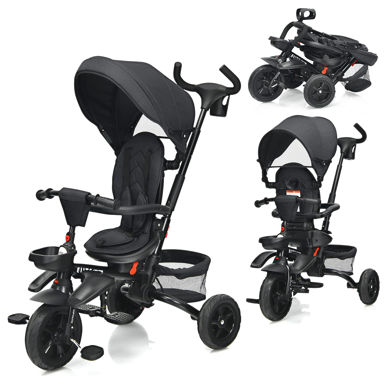 Foldable baby tricycle sales
