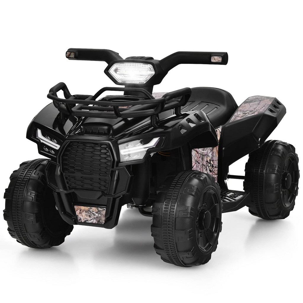 Kids ATV, 6V Battery Powered Electric Vehicle - Tangkula