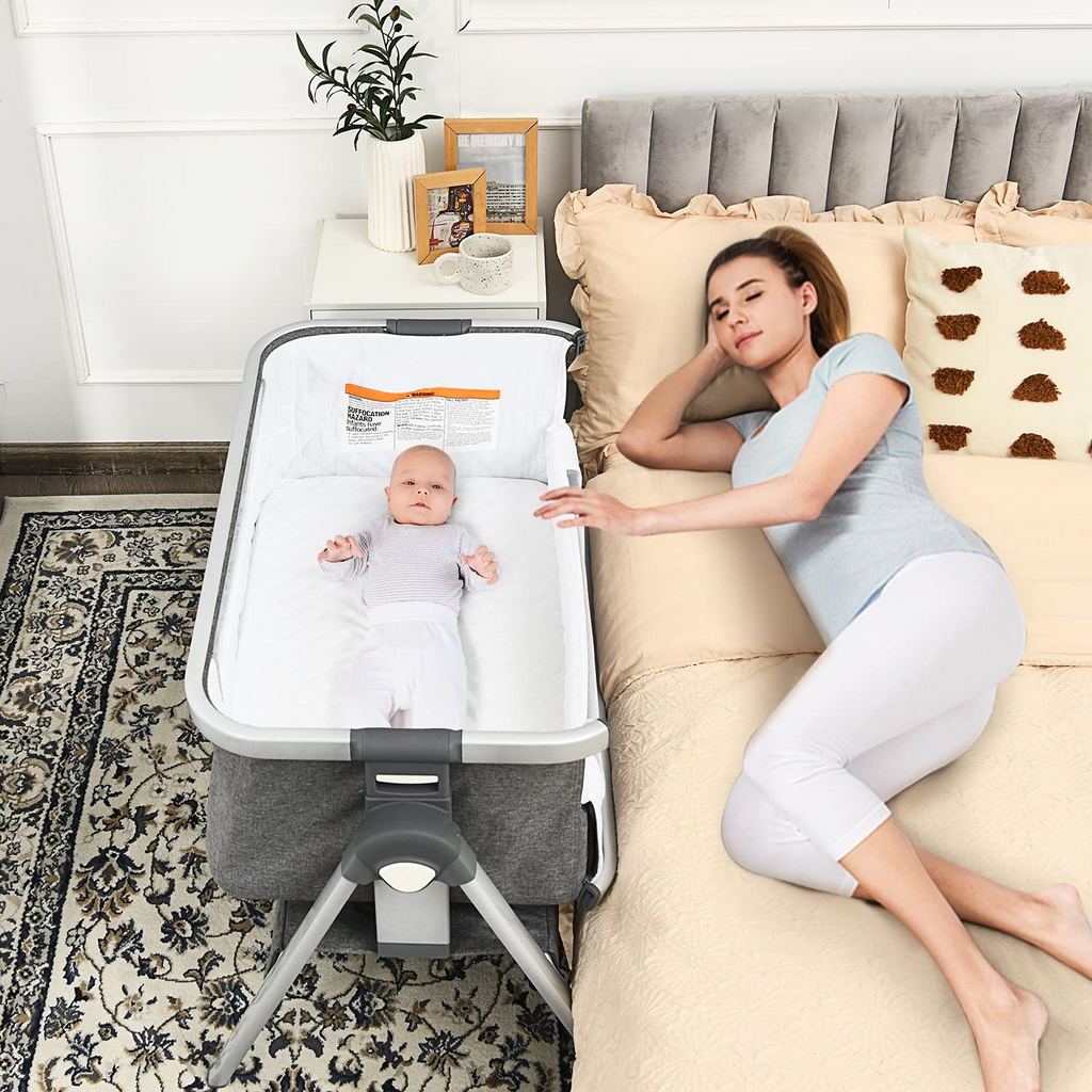 Portable Bassinet Bedside Sleeper - Costzon