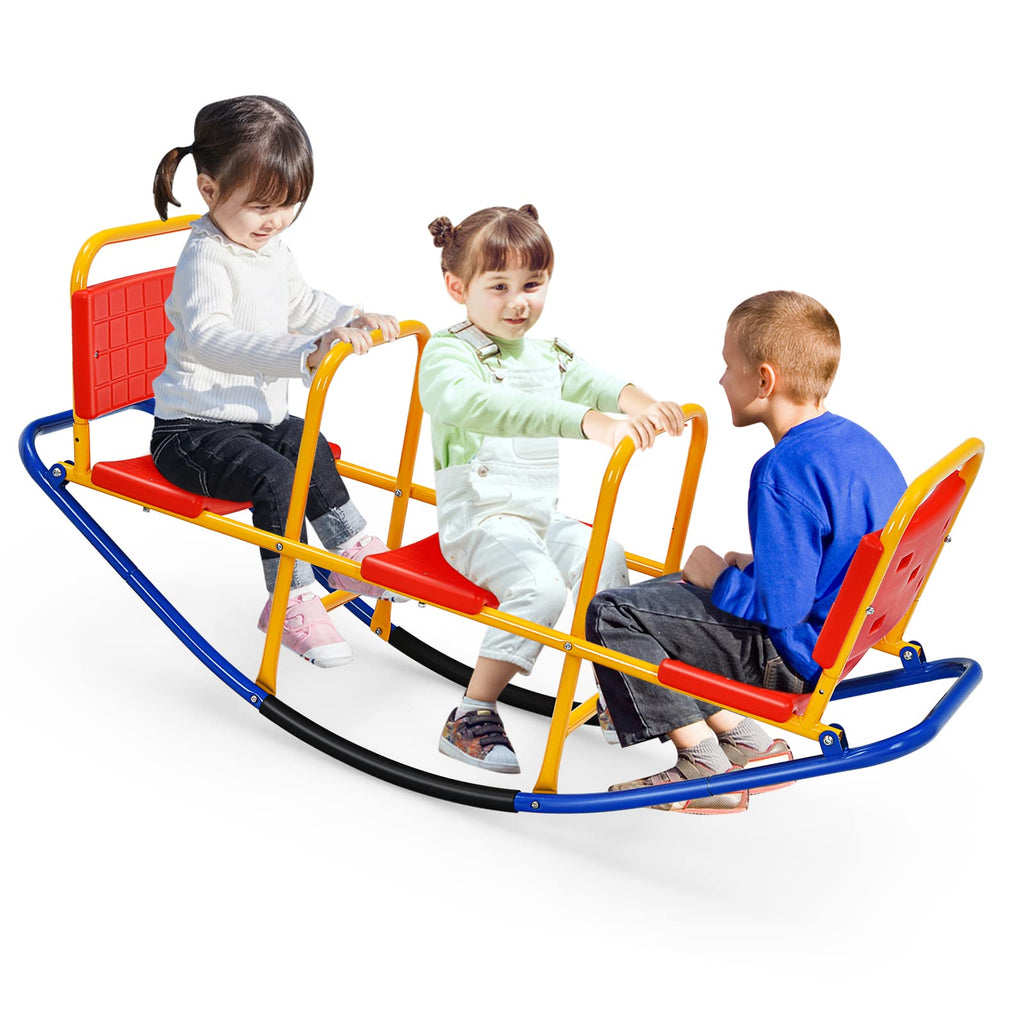 Kids Seesaw Swivel Teeter Totter Playground Equipment - Costzon