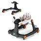 Costzon 2-in-1 Foldable Baby Activity Walker with Adjustable Height & Speed