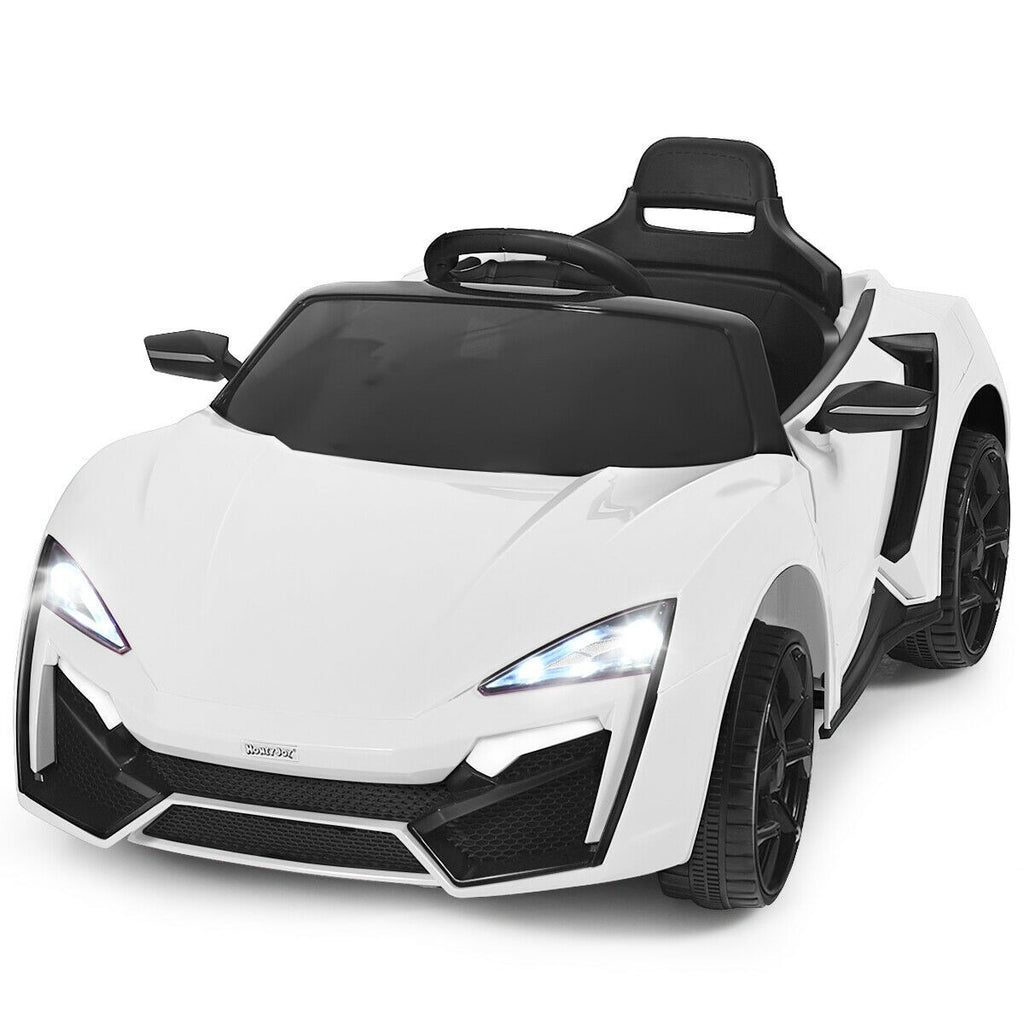 Costzon Ride on Car, 12V Battery Powered Electric Vehicle w/ Manual & 2.4G Remote Control Modes - costzon