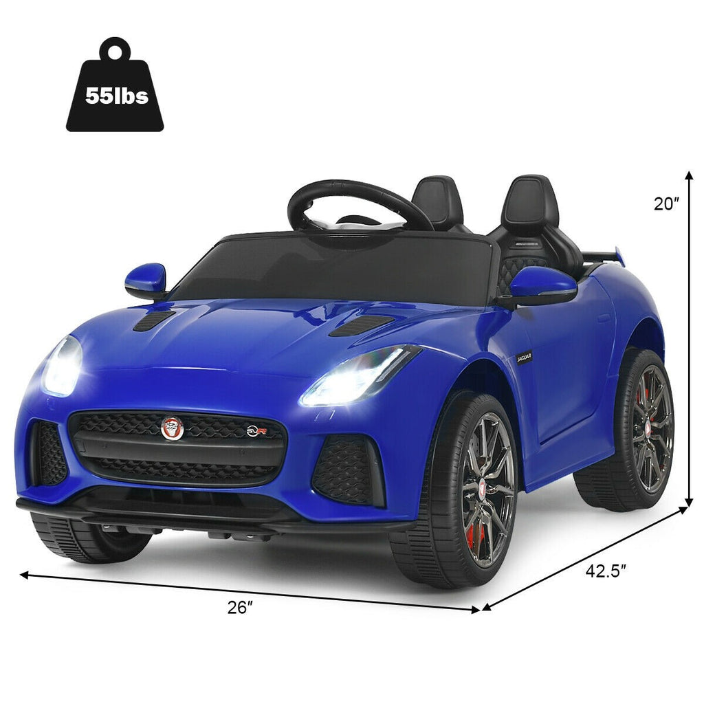 Costzon Ride on Car, 12V Licensed Jaguar F-Type SVR Battery Powered Ride on Toy w/ 2.4G Remote Control - costzon