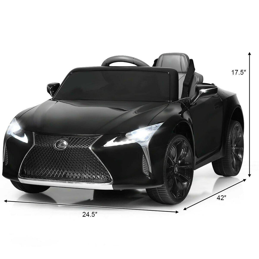 Costzon Ride on Car, Licensed Lexus LC500, 12V Battery Powered Car w/2.4G Remote Control - costzon