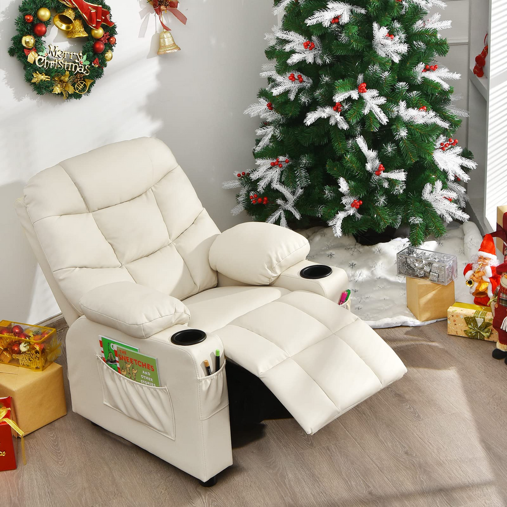 Costzon Kids Recliner Chair with Cup Holder