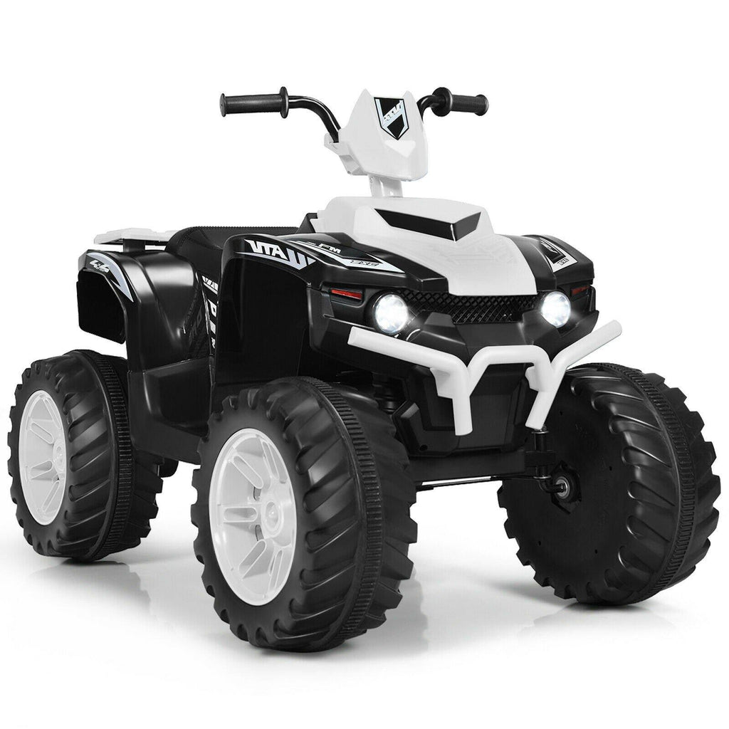 Costzon Kids ATV, 12V Battery Powered Electric Vehicle w/ LED Lights, High & Low Speed - costzon