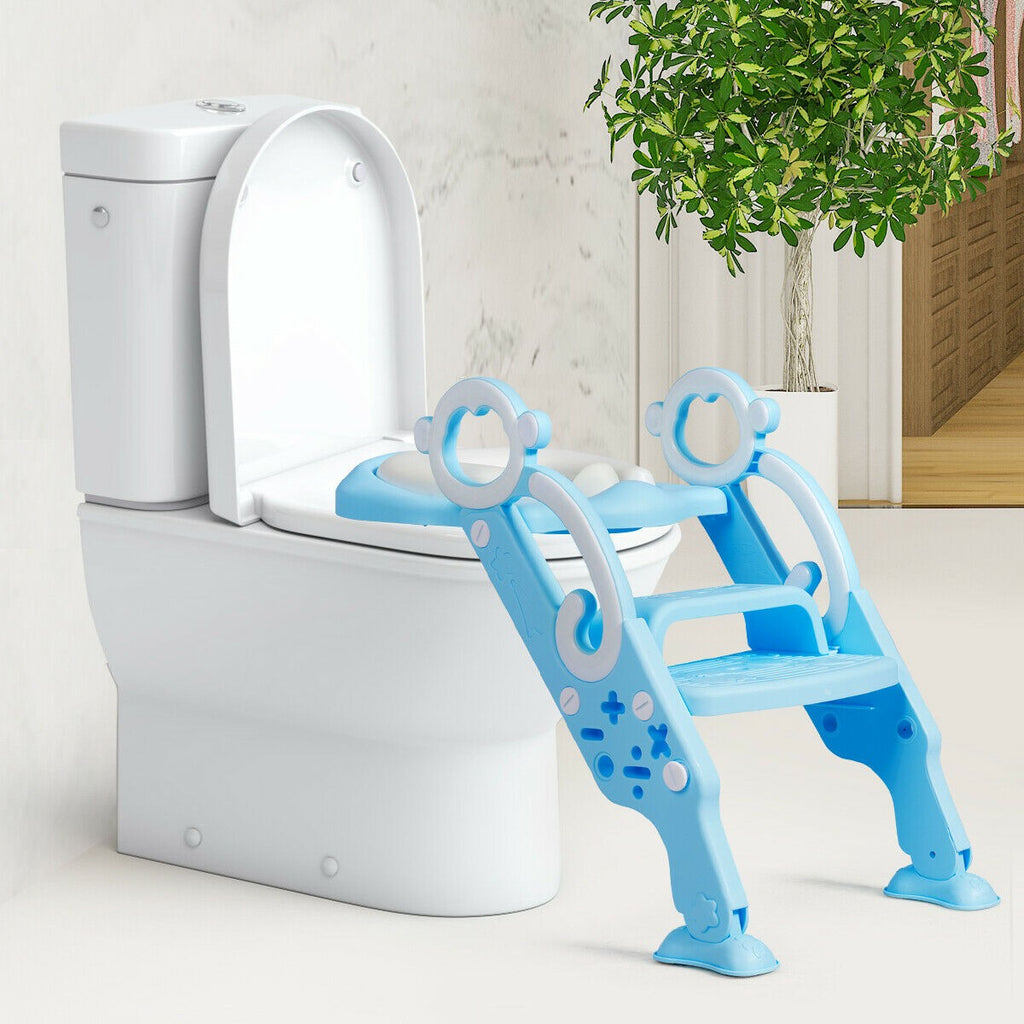 Kids Portable Potty Training Toilet Seat - costzon