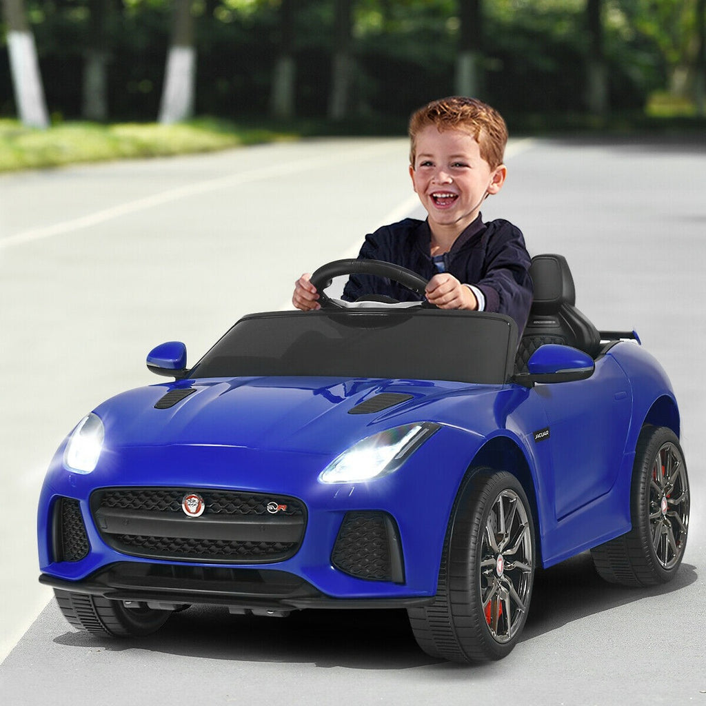 Costzon Ride on Car, 12V Licensed Jaguar F-Type SVR Battery Powered Ride on Toy w/ 2.4G Remote Control - costzon