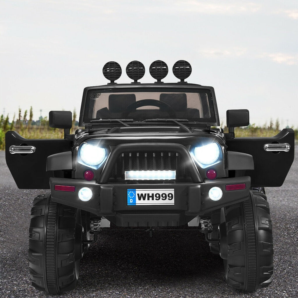 Costzon Ride on Truck, 12V Battery Powered Electric Vehicle w/ 2.4G Remote Control - costzon