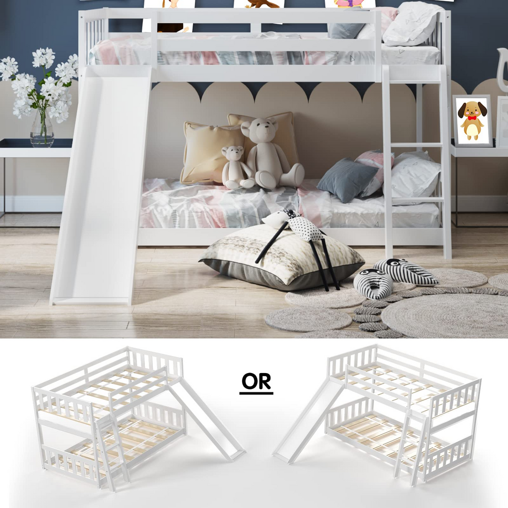 Twin Over Twin Bunk Bed - Costzon