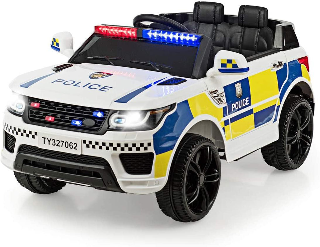 Ride on Car, 12V Battery Powered Police SUV Vehicle - costzon