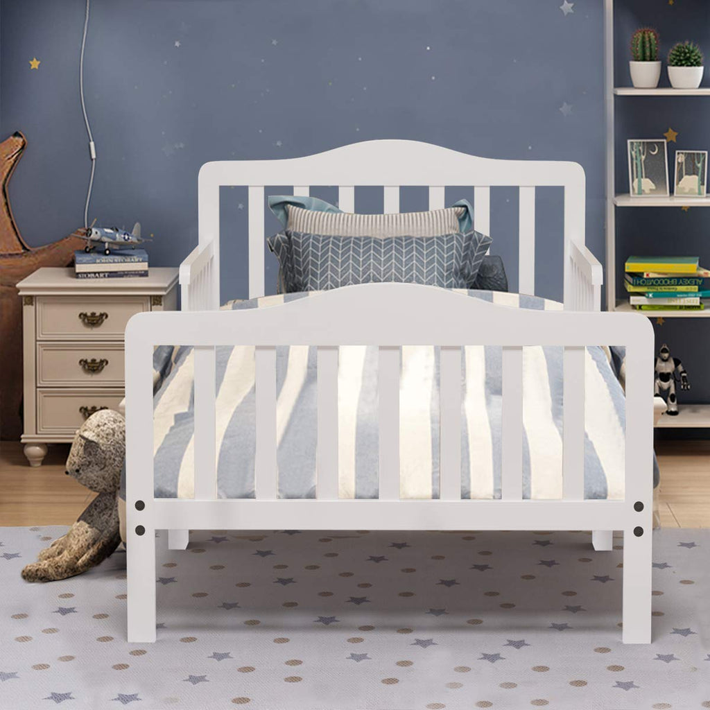 Classic Design Rubber Wood Kids Bed - Costzon