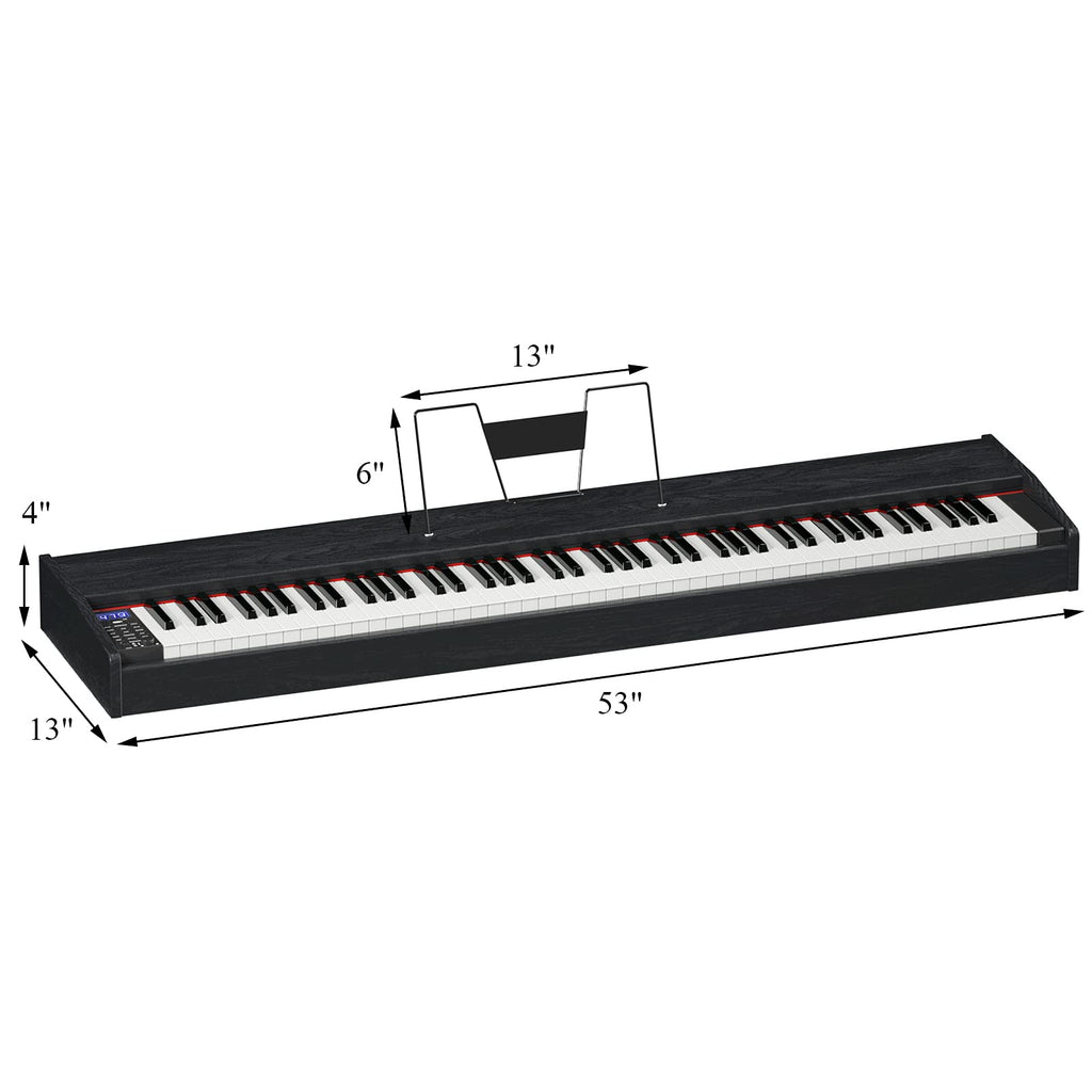 Costzon 88-Key Weighted Piano Keyboard Full Size