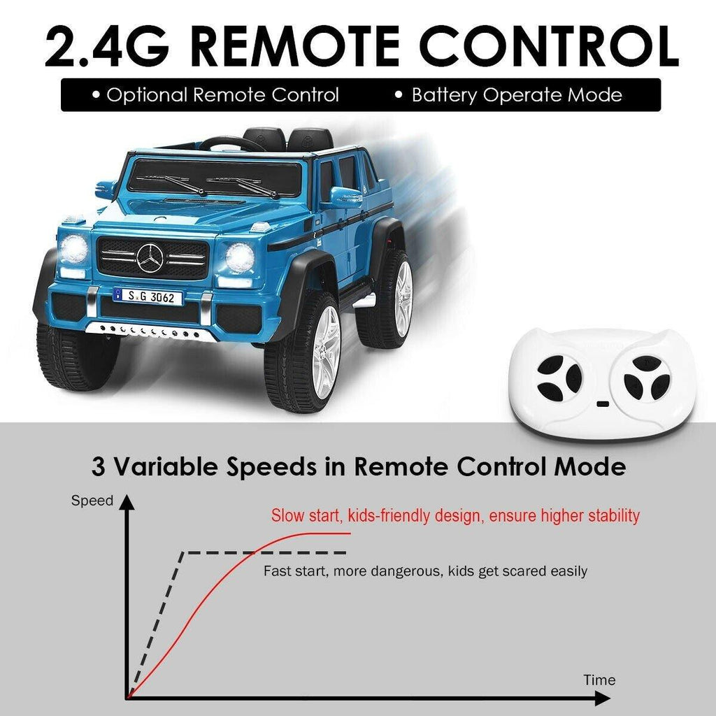 Costzon Ride on Car, Licensed Mercedes-Benz Maybach G650S, 12V Battery Powered Toy - costzon