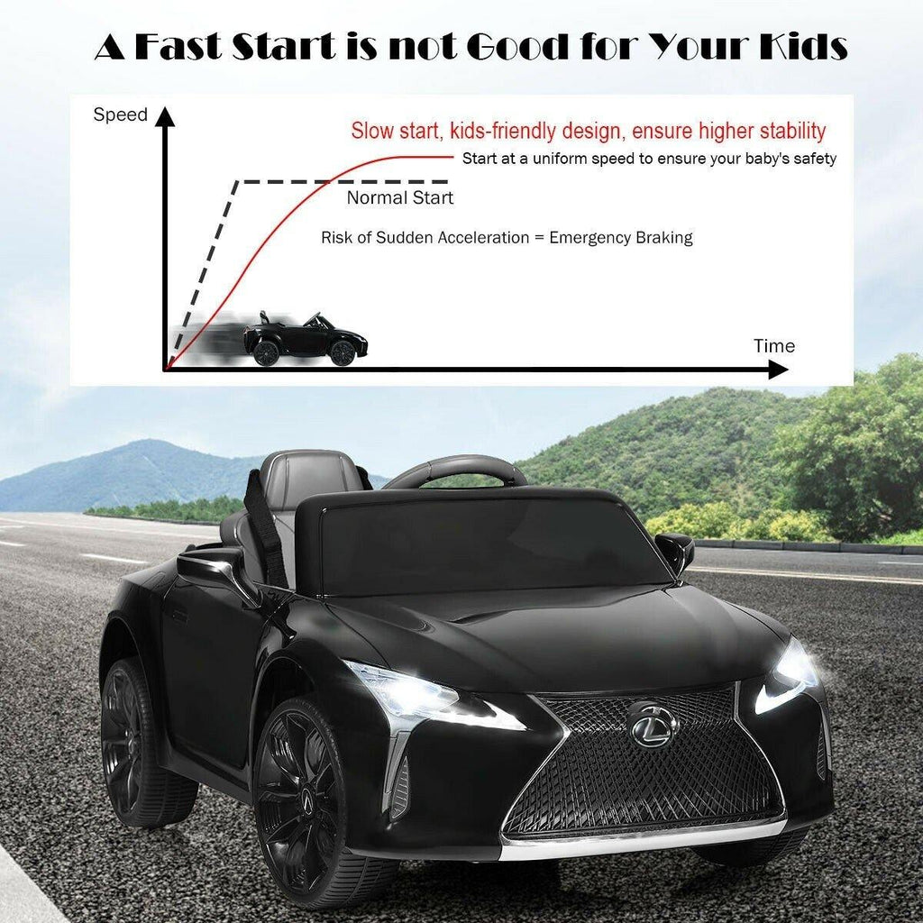 Costzon Ride on Car, Licensed Lexus LC500, 12V Battery Powered Car w/2.4G Remote Control - costzon