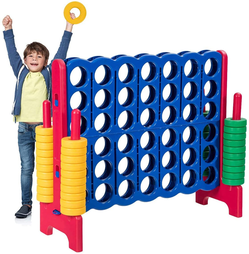 Costzon Giant 4-In-A-Row, Jumbo 4-to-Score Giant Games for Kids & Adults - costzon