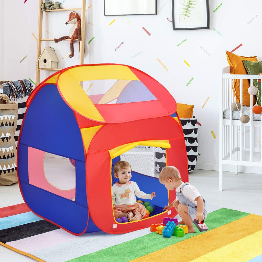 Ball Pit Play Tent for Kids, 100 Balls Included - costzon