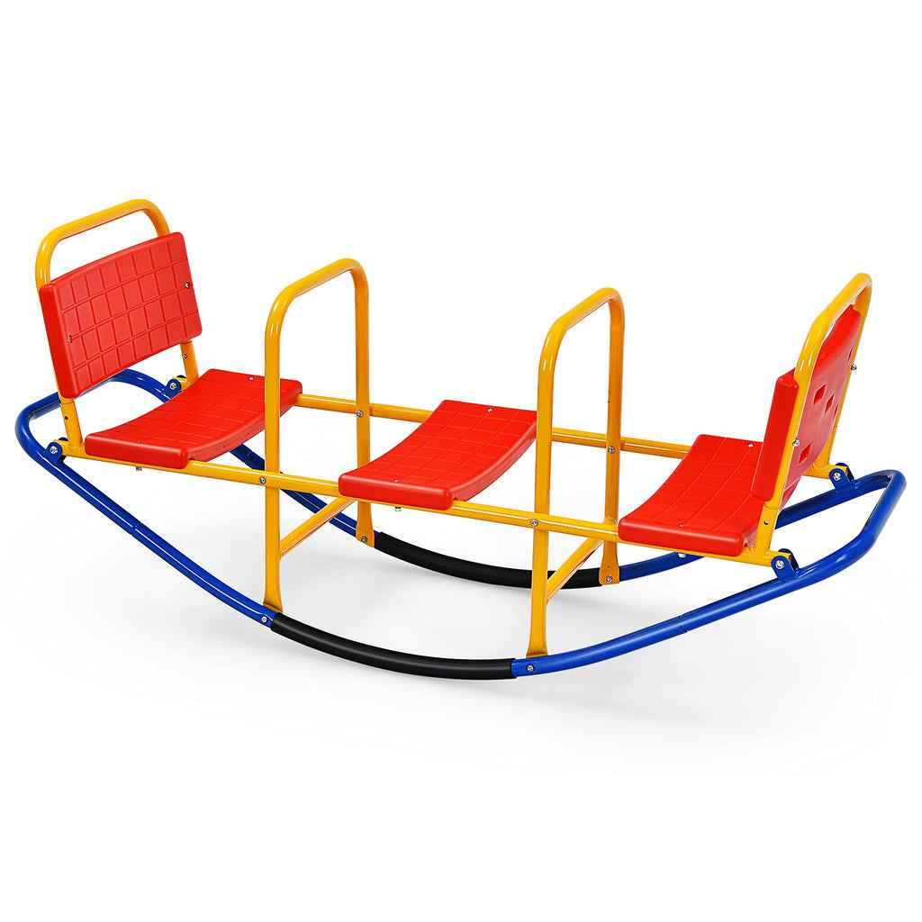 Kids Seesaw Swivel Teeter Totter Playground Equipment - Costzon