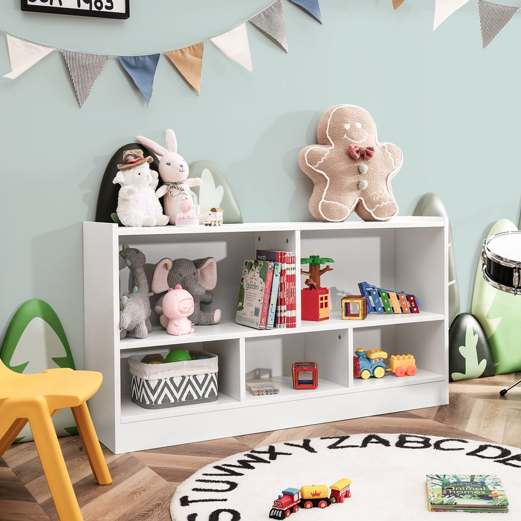 Costzon Wooden Bookshelf Daycare Furniture