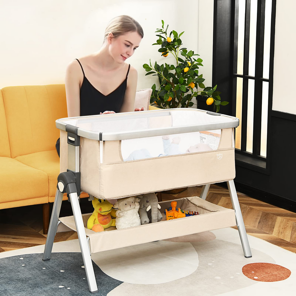 Portable Bassinet Bedside Sleeper - Costzon